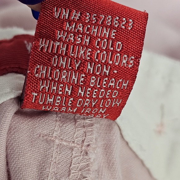 Y2K Mossimo Cargo Pants Pink 100% Cotton Jrs 3 Utility Skater Streetwear‎ 2000s - Picture 10 of 10